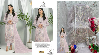 5007 Rungrez Organza Pakistani Salwar Suits
