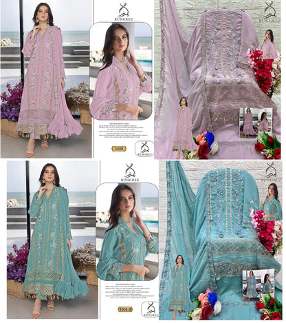 5008 Rungrez Fox Georgette Pakistani Salwar Suits