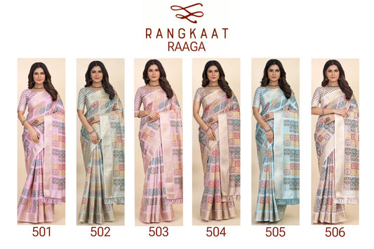 501 To 506 Rangkaat Dola Silk Sarees