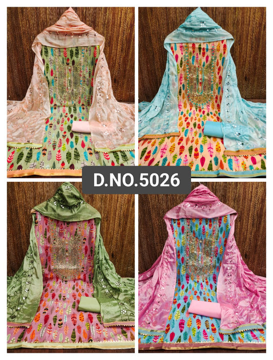 5026 Rnx Cotton Salwar Suits