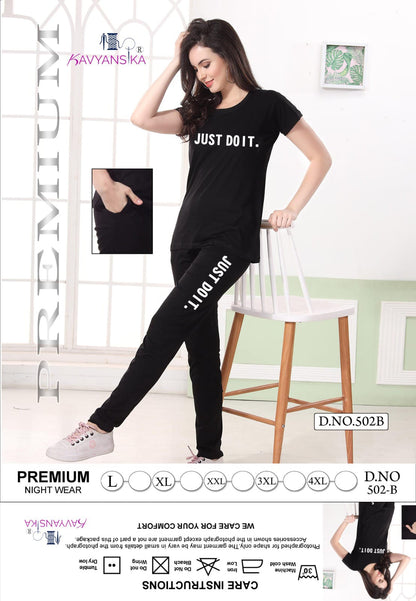 502 Kavyansika Cotton Pyjama Night Suits