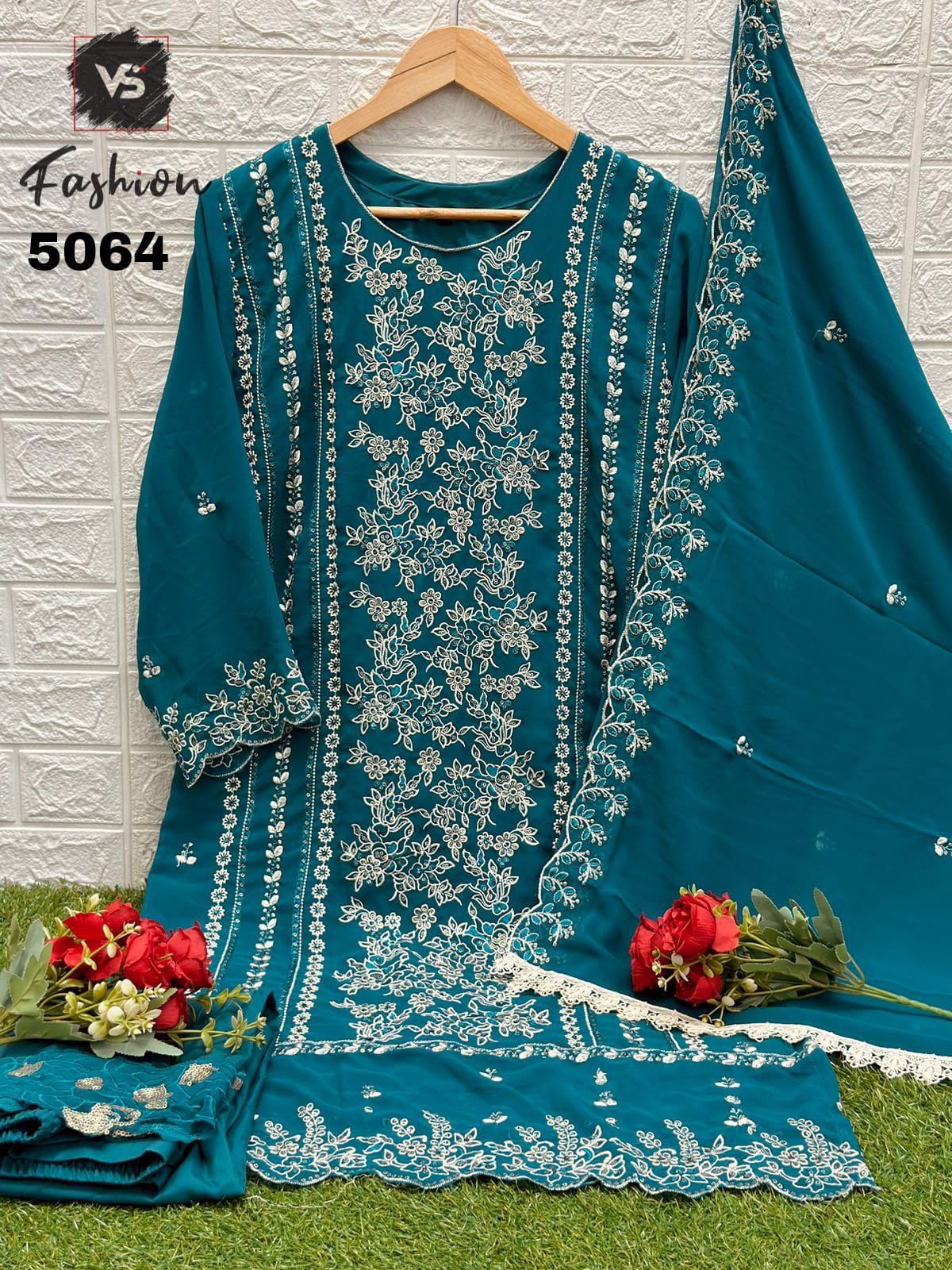 5064 Vs Fashion Georgette Pakistani Readymade Suits
