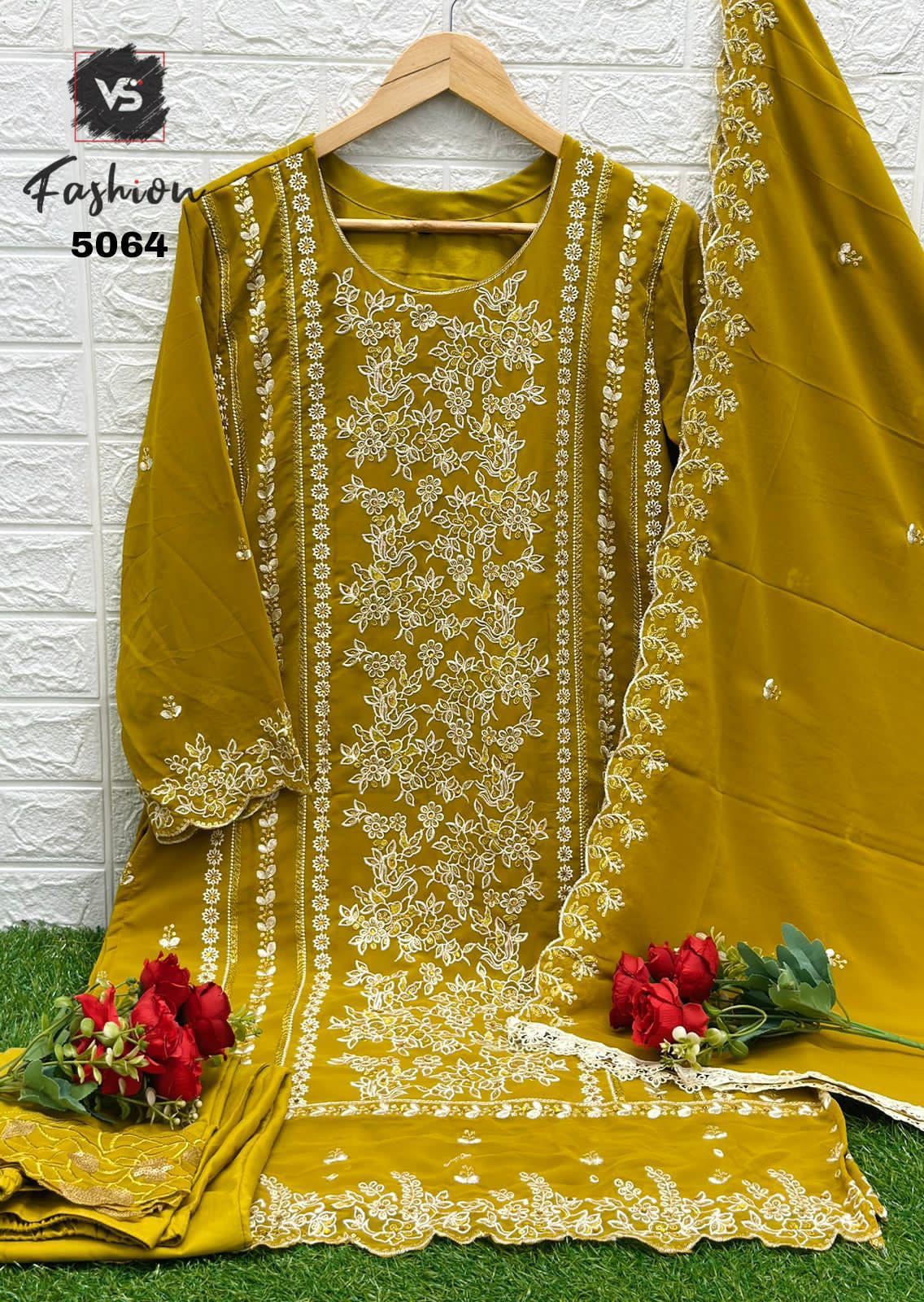5064 Vs Fashion Georgette Pakistani Readymade Suits