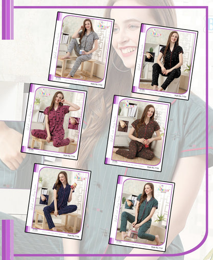 506 Belly Collar Night Suits