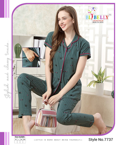 506 Belly Collar Night Suits