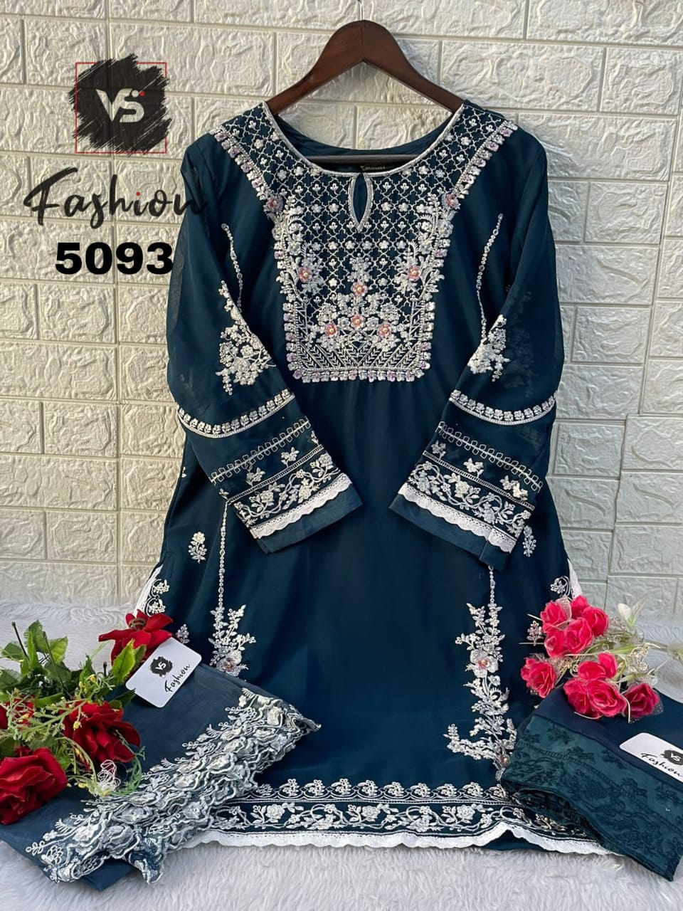 5093 Vs Fashion Georgette Pakistani Readymade Suits