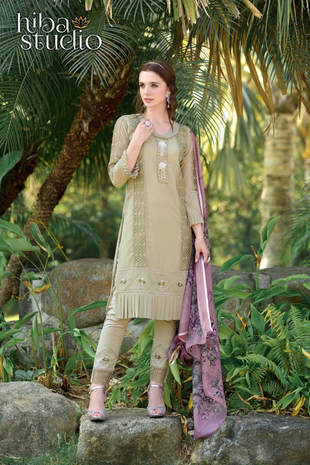 50 Hiba Studio Fox Georgette Pakistani Readymade Suits