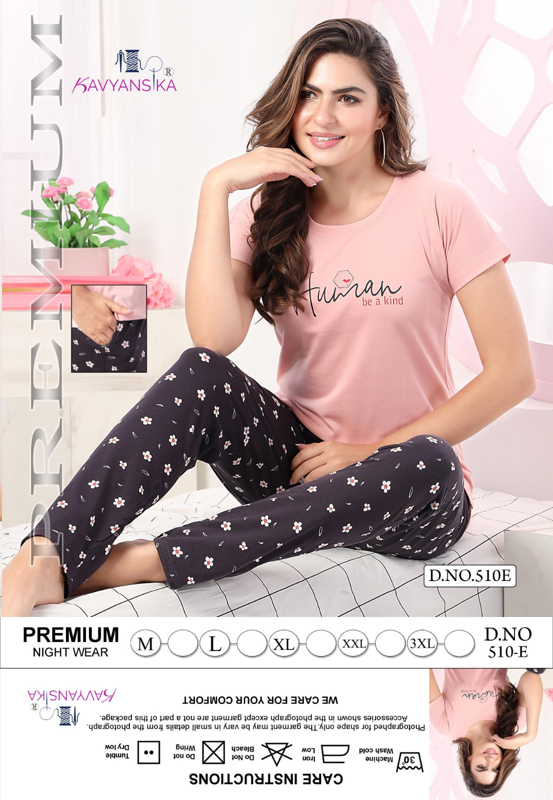 510 Kavyansika Cotton Pyjama Night Suits