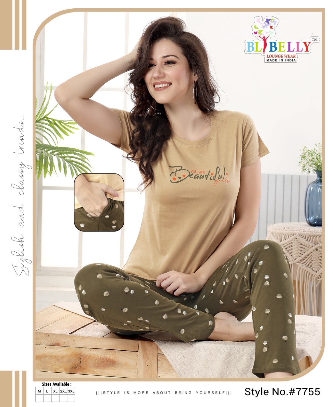 511 Belly Sinker Pyjama Night Suits