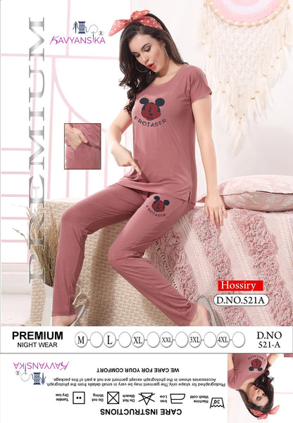 521 Kavyansika Hosiery Pyjama Night Suits