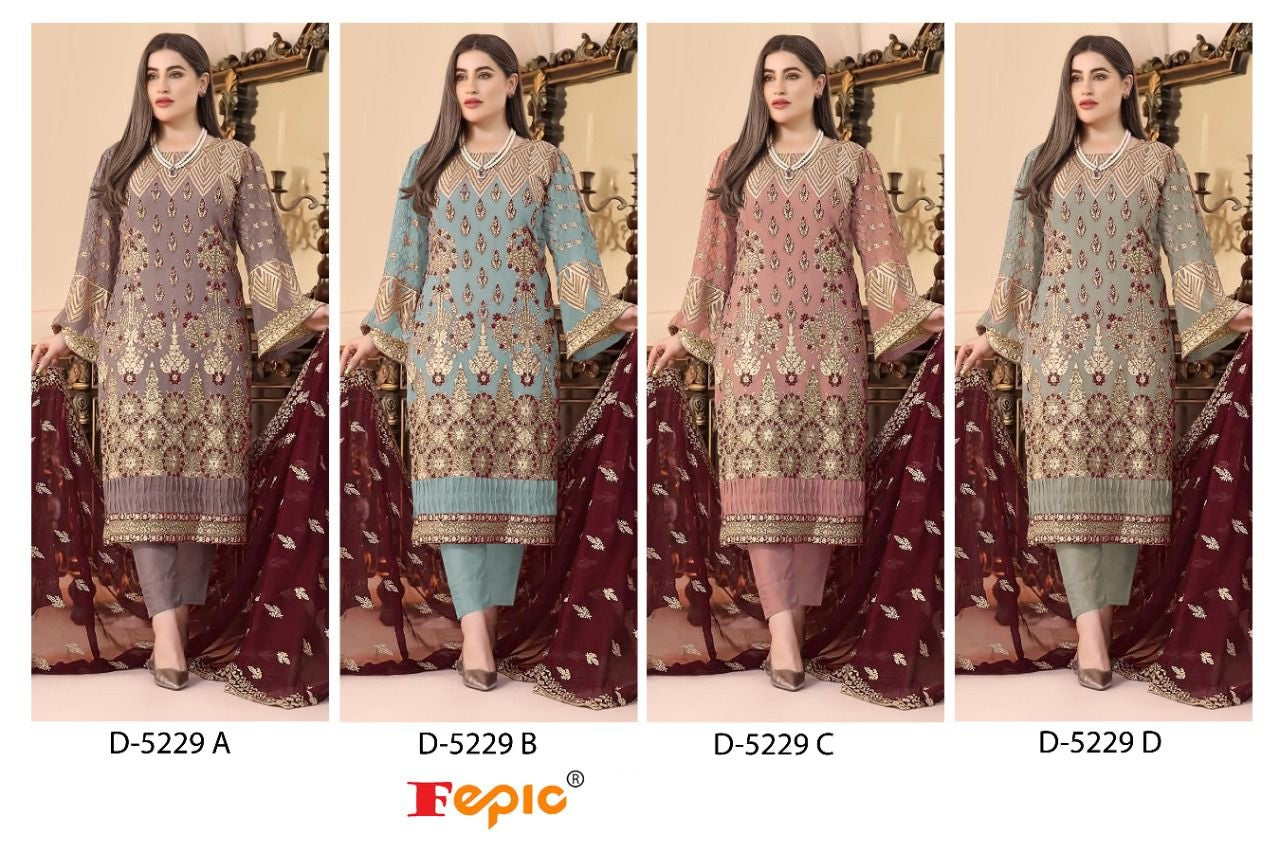5229 Colours Fepic Georgette Pakistani Salwar Suits