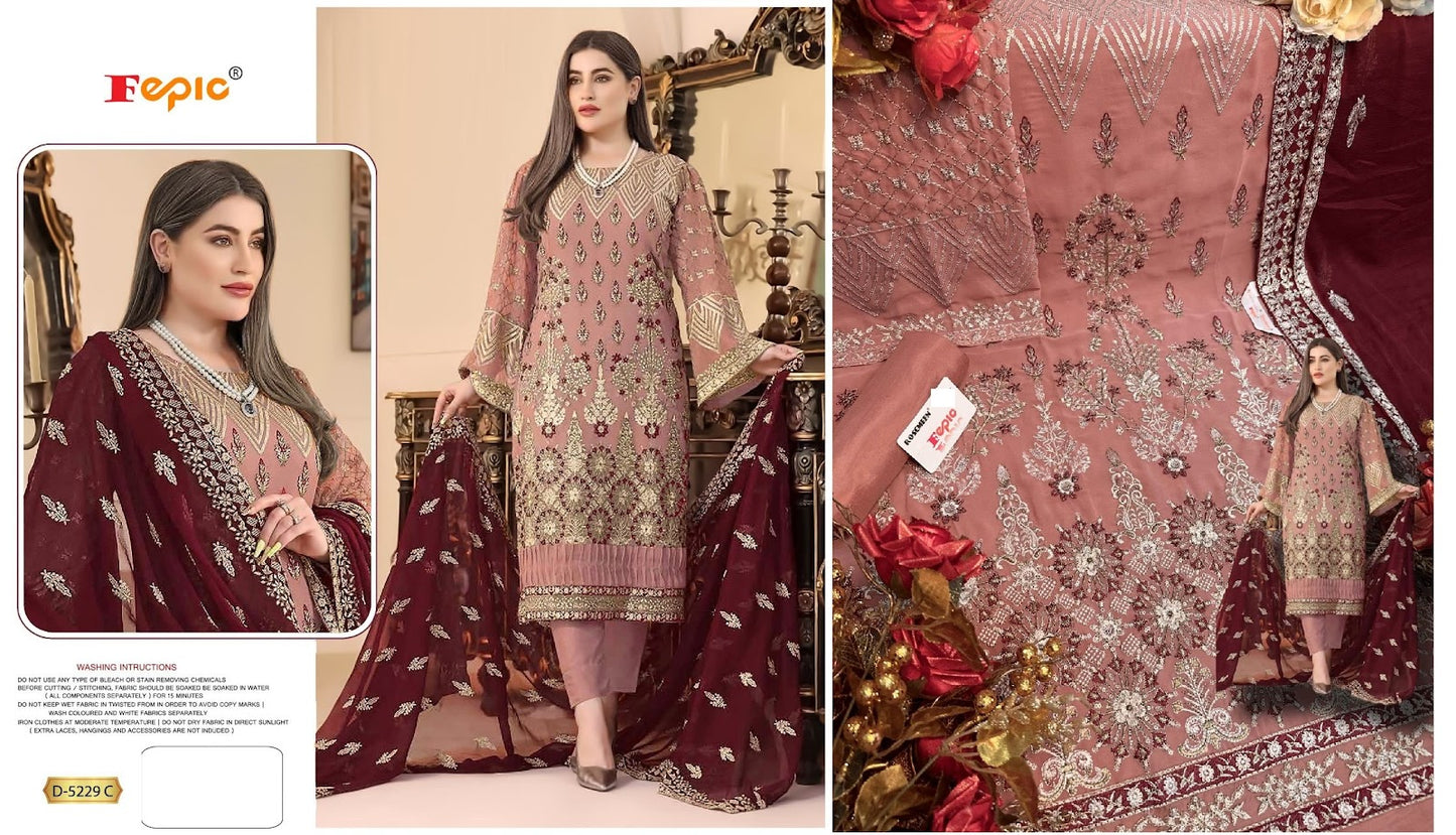 5229 Colours Fepic Georgette Pakistani Salwar Suits