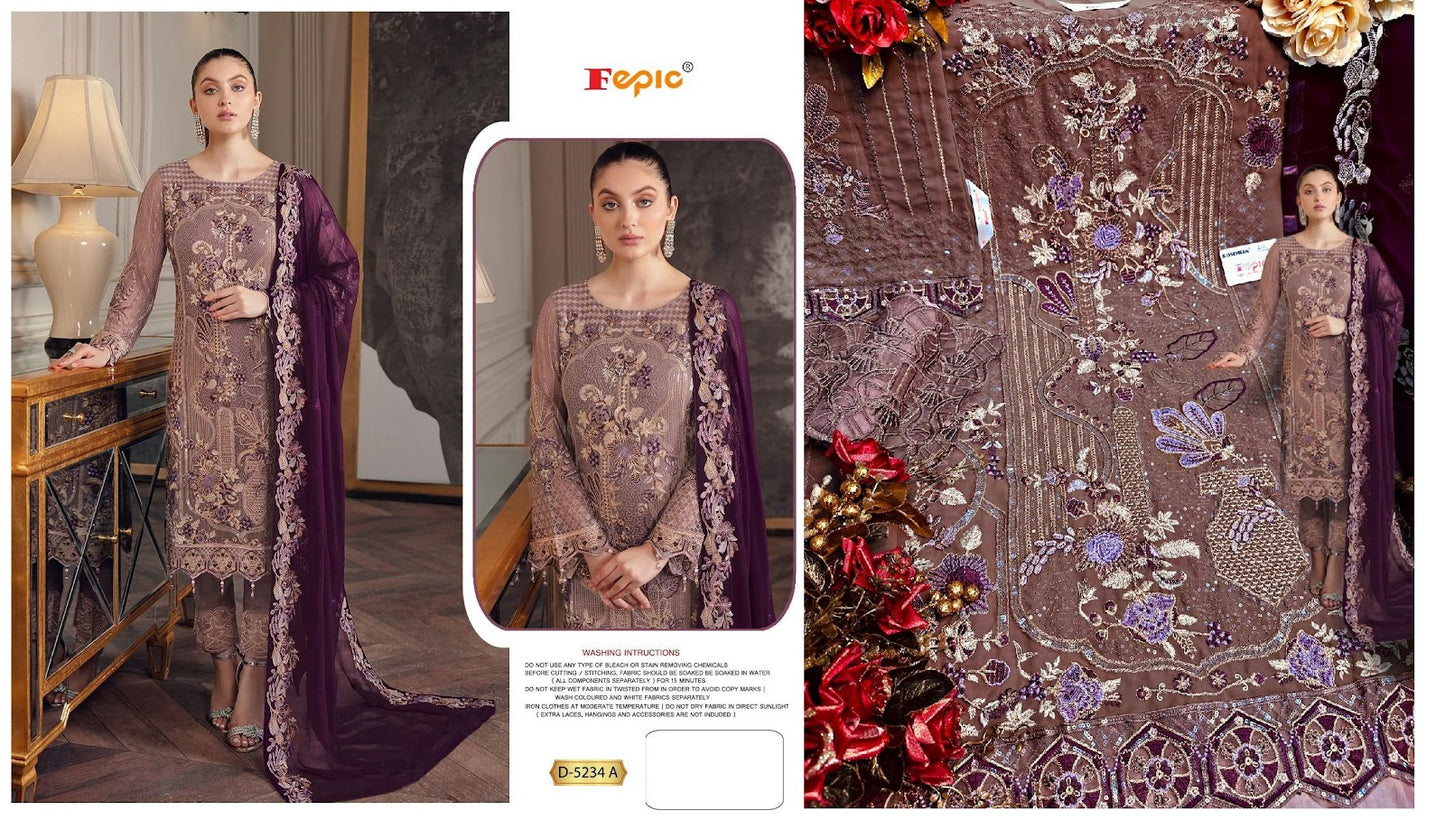 5234 Fepic Georgette Pakistani Salwar Suits
