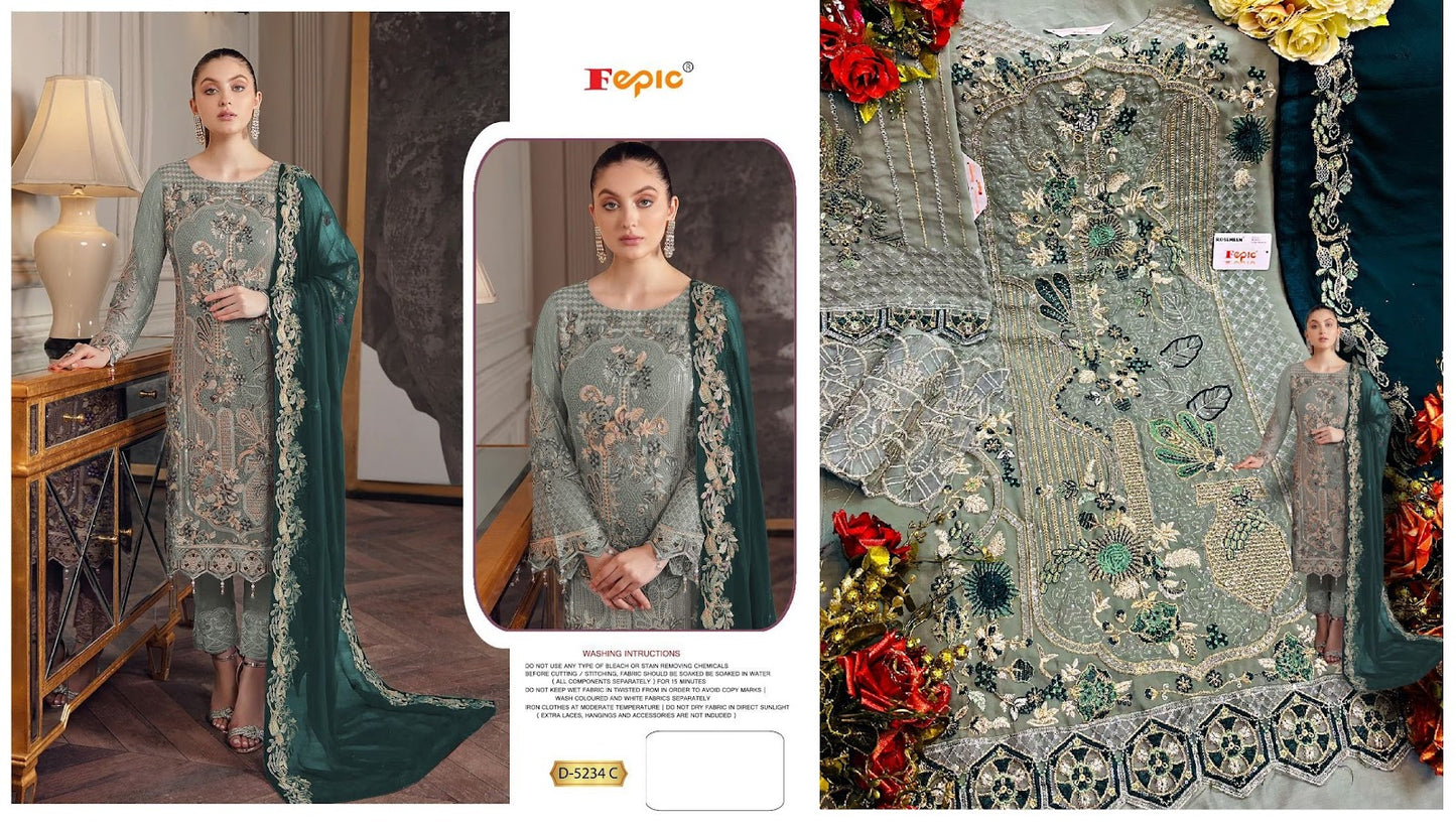 5234 Fepic Georgette Pakistani Salwar Suits