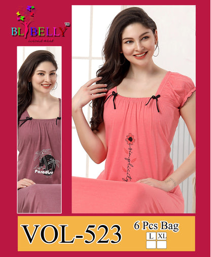 523 Belly Hosiery Sinker Night Gowns