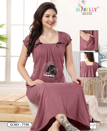 523 Belly Hosiery Sinker Night Gowns