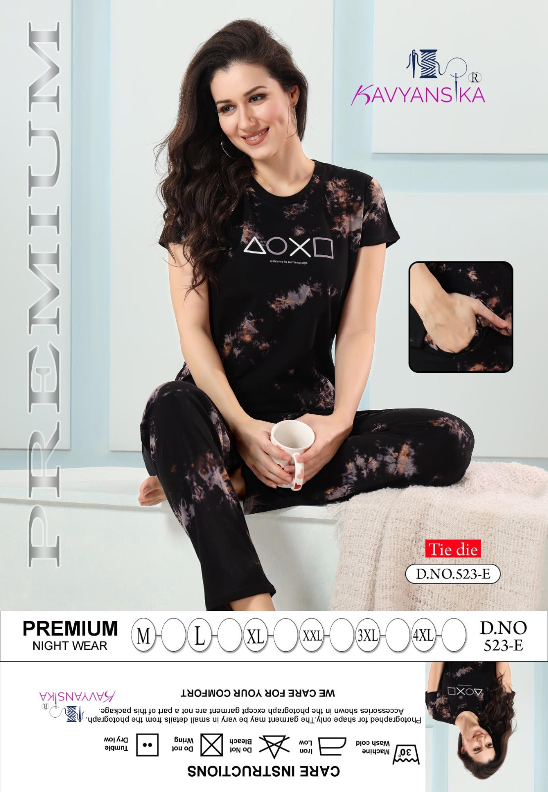 523 Kavyansika Hosiery Cotton Pyjama Night Suits