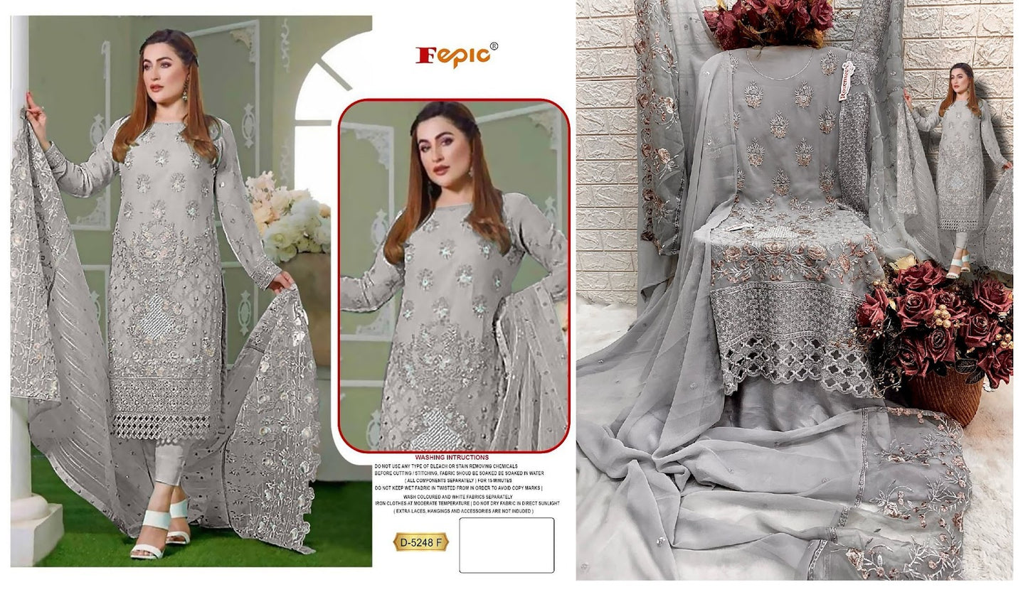 5248-Defg Fepic Georgette Pakistani Salwar Suits