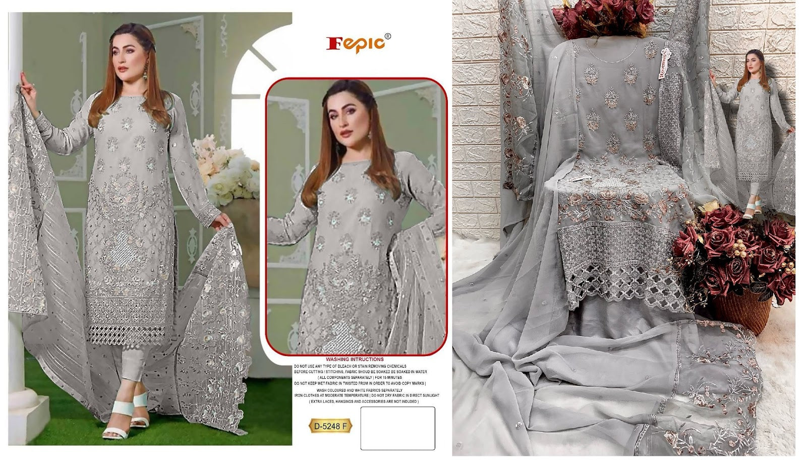 5248-Defg Fepic Georgette Pakistani Salwar Suits
