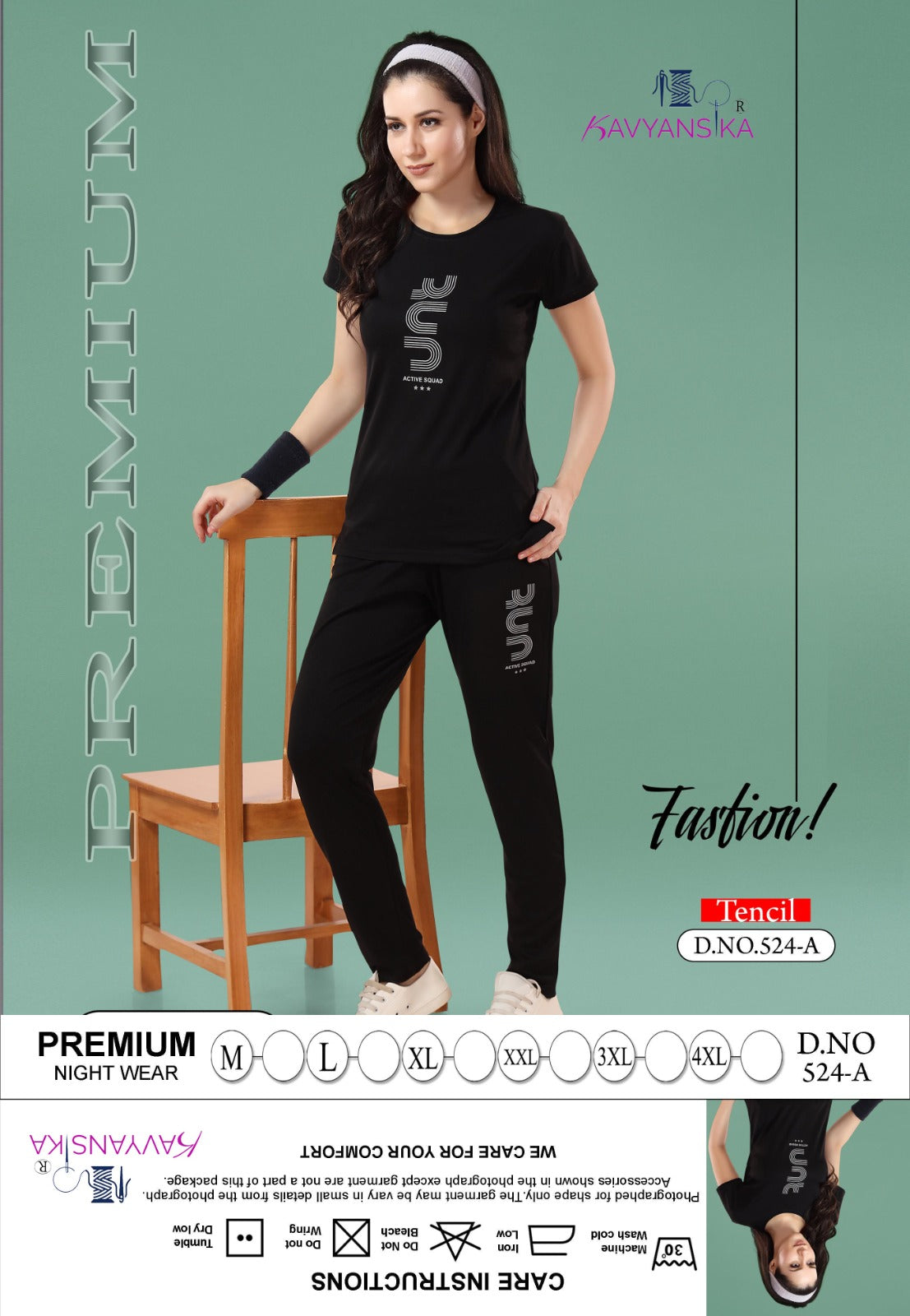 524 Kavyansika Tencil Pyjama Night Suits