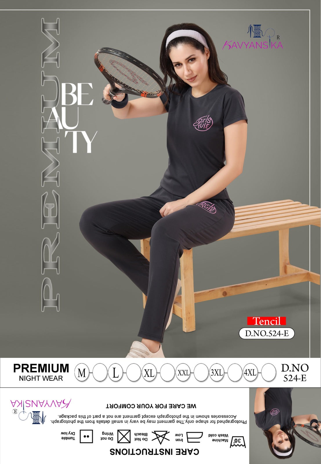 524 Kavyansika Tencil Pyjama Night Suits