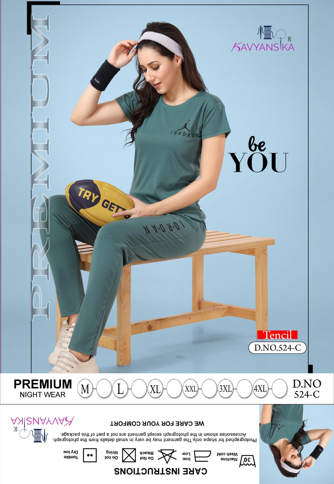 524 Kavyansika Tencil Pyjama Night Suits