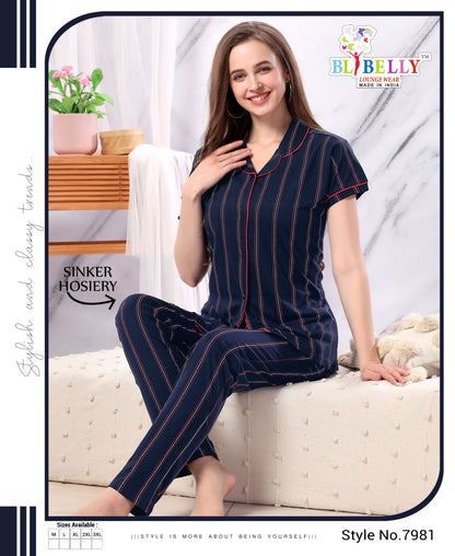 530 Belly Sinker Collar Night Suits