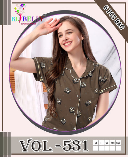 531 Belly Sinker Collar Night Suits