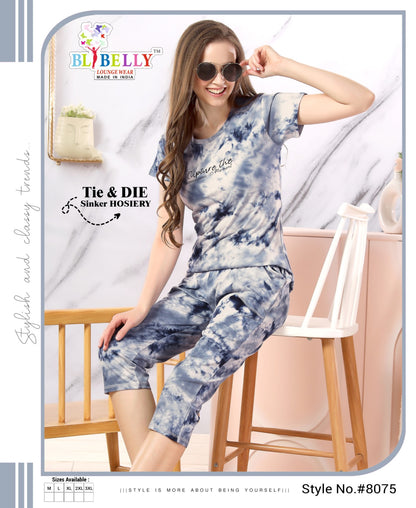 536 Belly Sinker Capri Night Suits