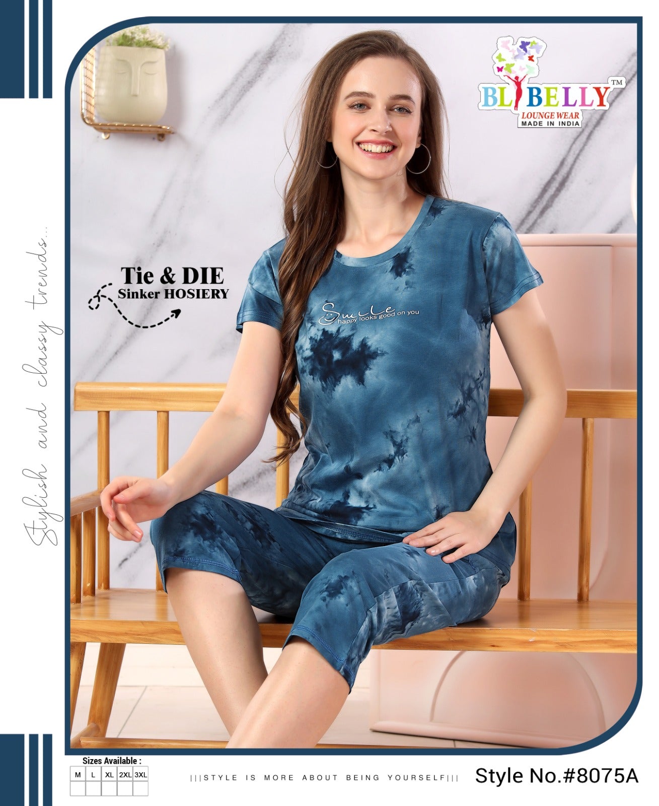 536 Belly Sinker Capri Night Suits