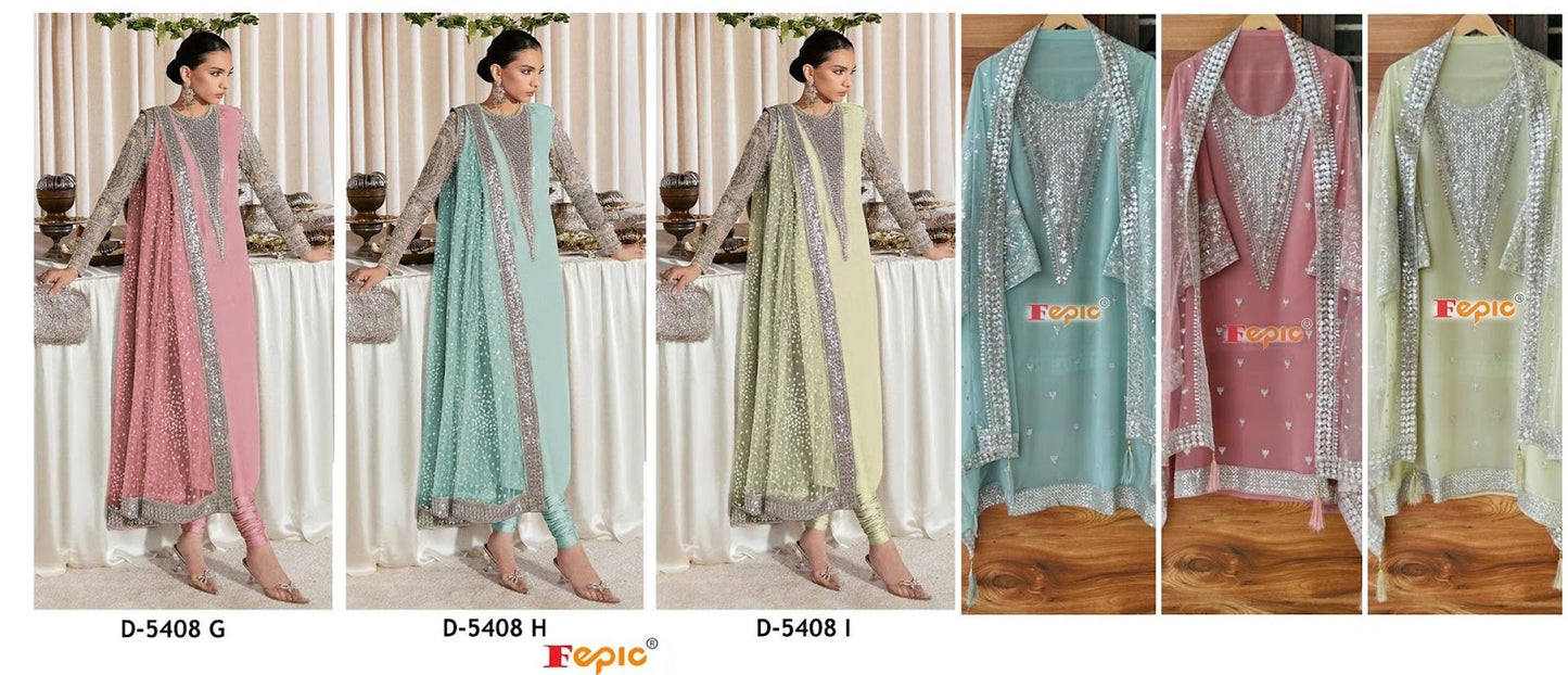 5408 Fepic Georgette Pakistani Salwar Suits