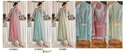 5408 Fepic Georgette Pakistani Salwar Suits