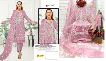 5409 Fepic Organza Pakistani Salwar Suits