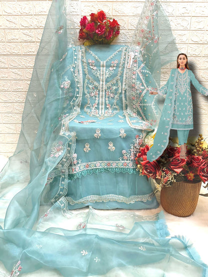5409 Fepic Organza Pakistani Salwar Suits