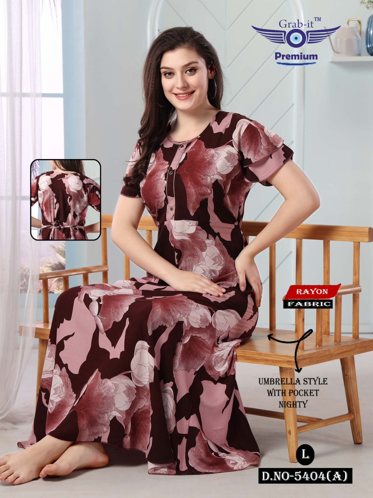 5411-B Grab It Rayon Night Gowns