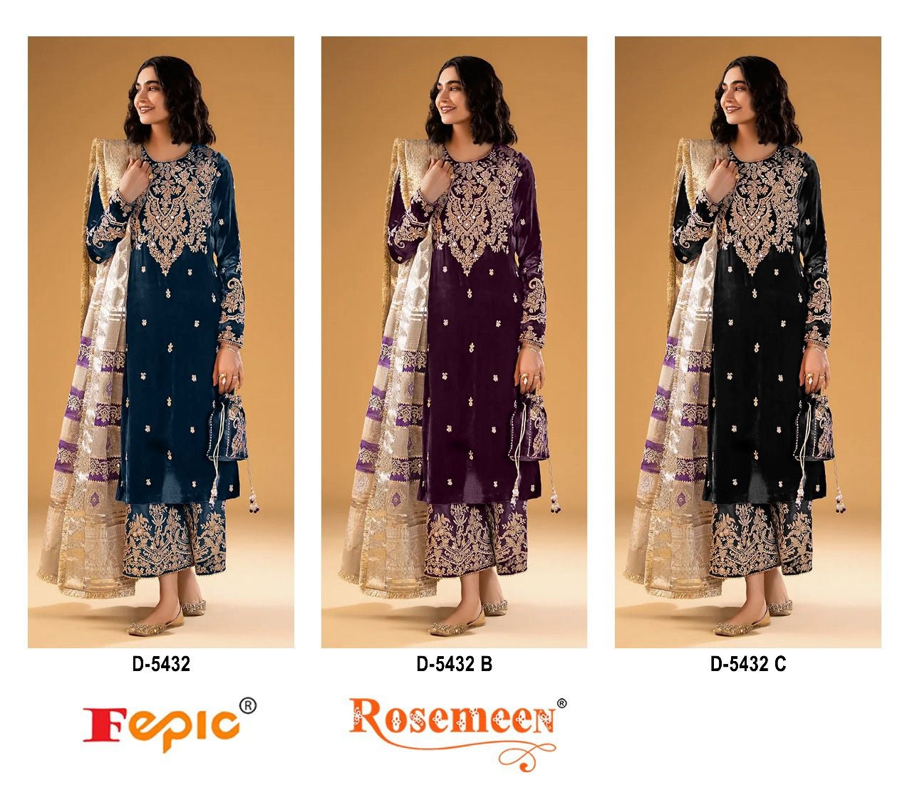 5432 Fepic Georgette Pakistani Salwar Suits