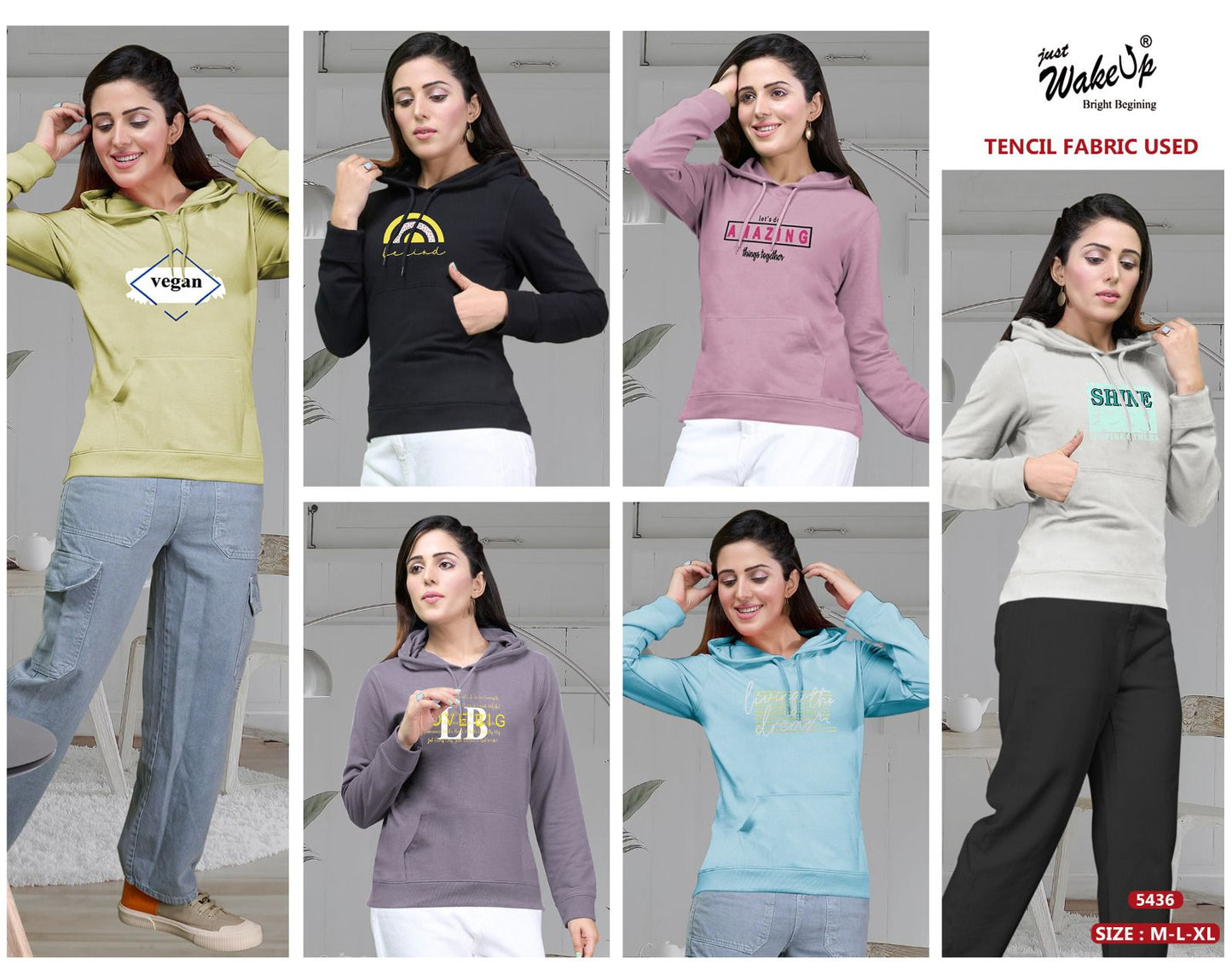 5436 Wakeup Tencil Women Tshirt