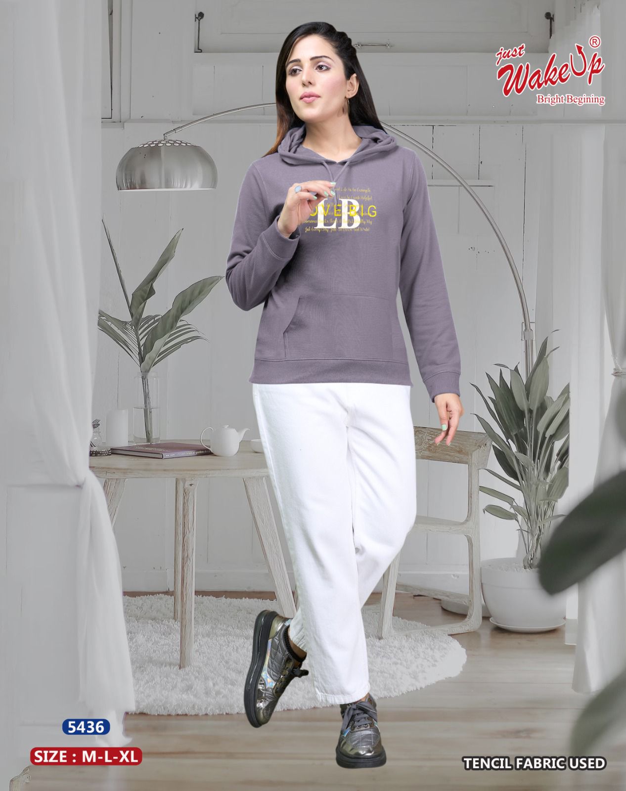 5436 Wakeup Tencil Women Tshirt