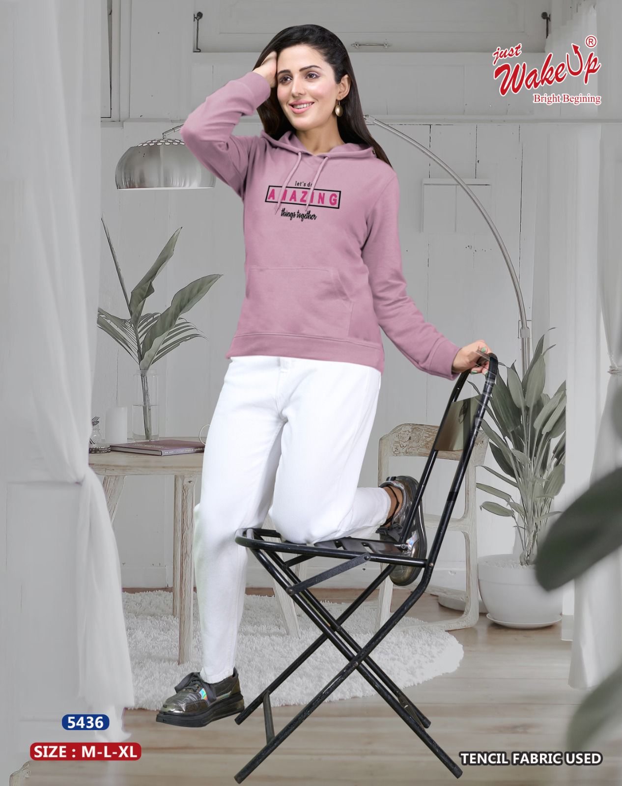 5436 Wakeup Tencil Women Tshirt