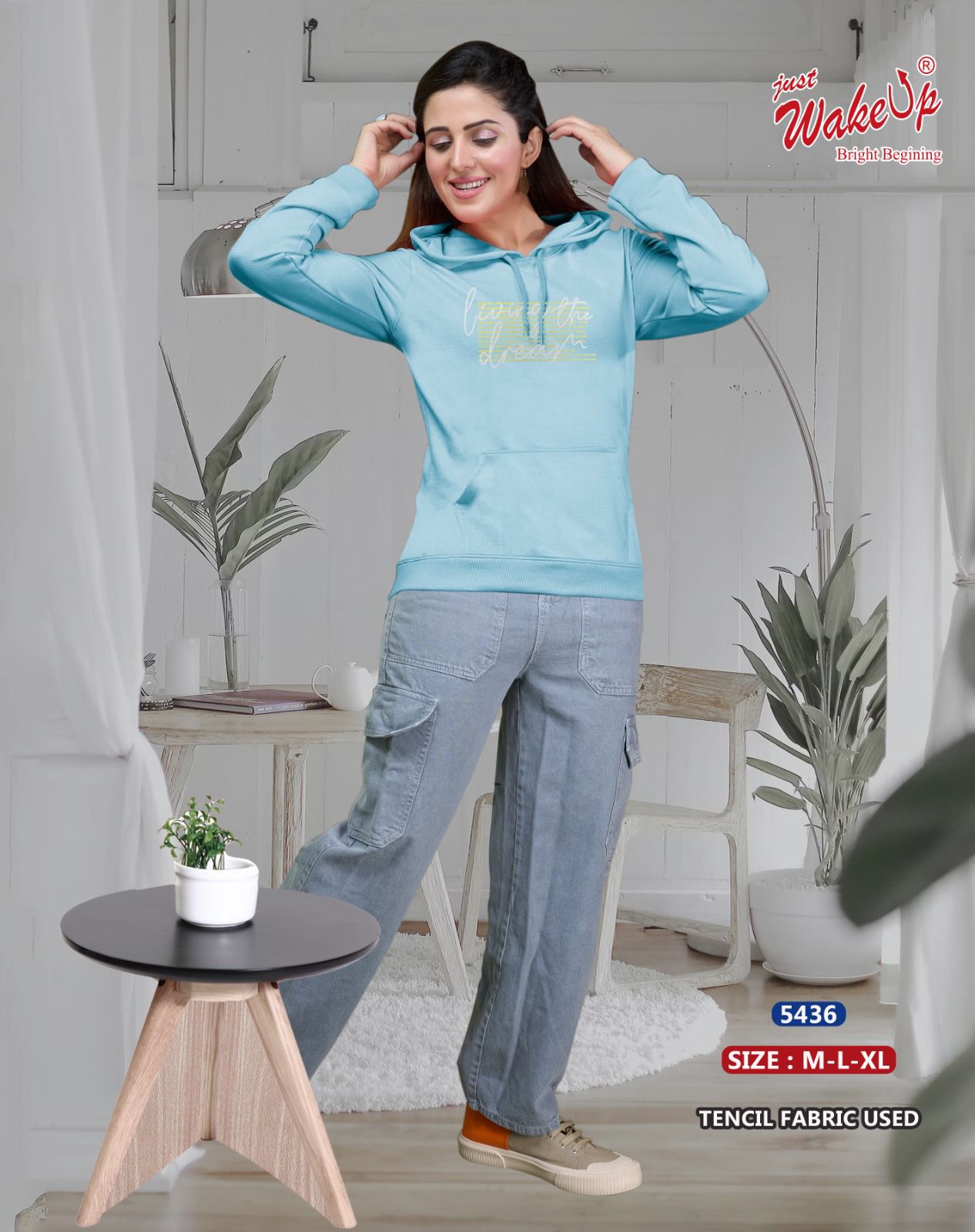 5436 Wakeup Tencil Women Tshirt