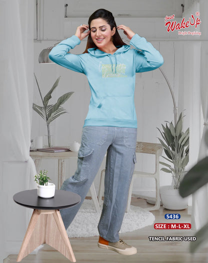 5436 Wakeup Tencil Women Tshirt