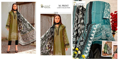 58 Hazzel Pure Cotton Pakistani Patch Work Suits