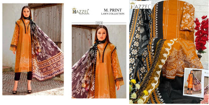 58 Hazzel Pure Cotton Pakistani Patch Work Suits