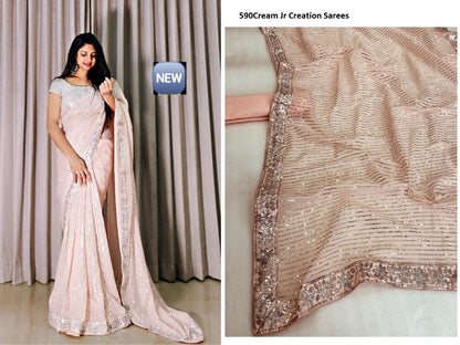 590 Jr Georgette Sarees