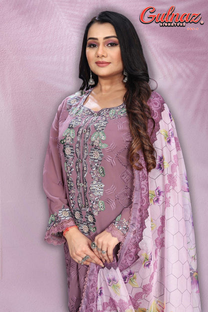 5 Gulnaz Georgette Pakistani Readymade Suits