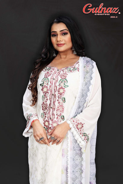 5 Gulnaz Georgette Pakistani Readymade Suits
