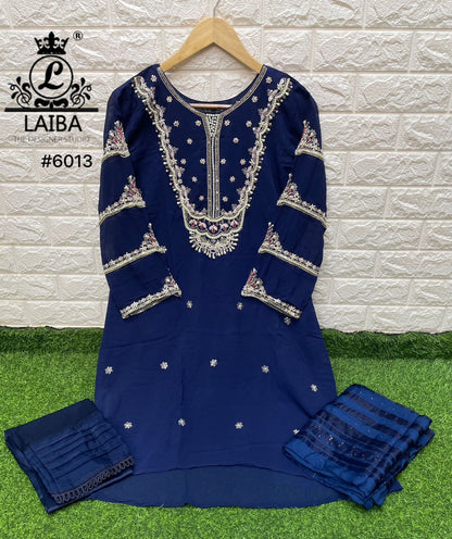 6013 Laiba Georgette Pakistani Readymade Suits