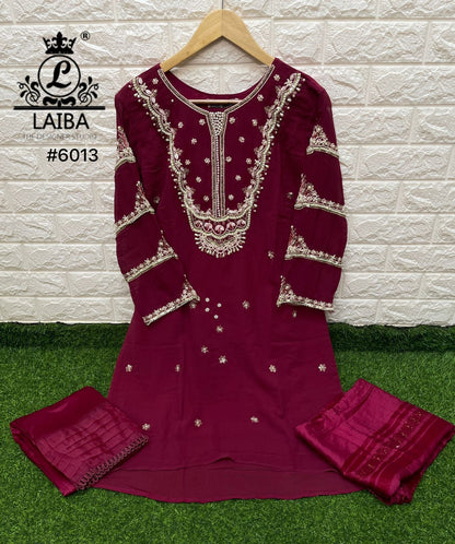 6013 Laiba Georgette Pakistani Readymade Suits