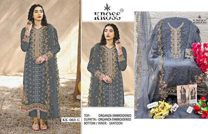 63 Kross Kulture Organza Pakistani Salwar Suits