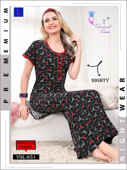 651 Diamond Queen Sinker Night Gowns